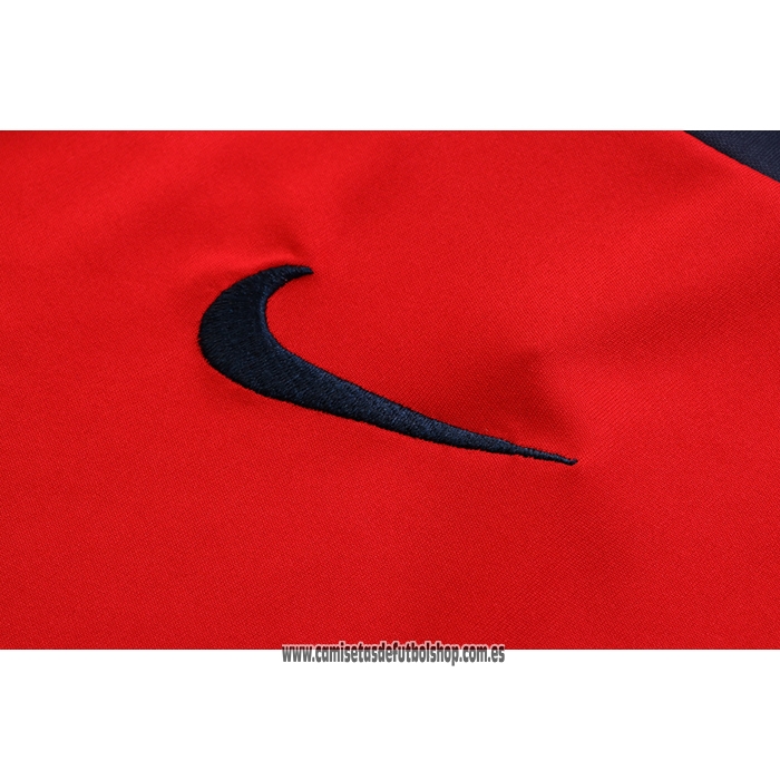 Chandal del Paris Saint-Germain 22-23 Manga Corta Rojo